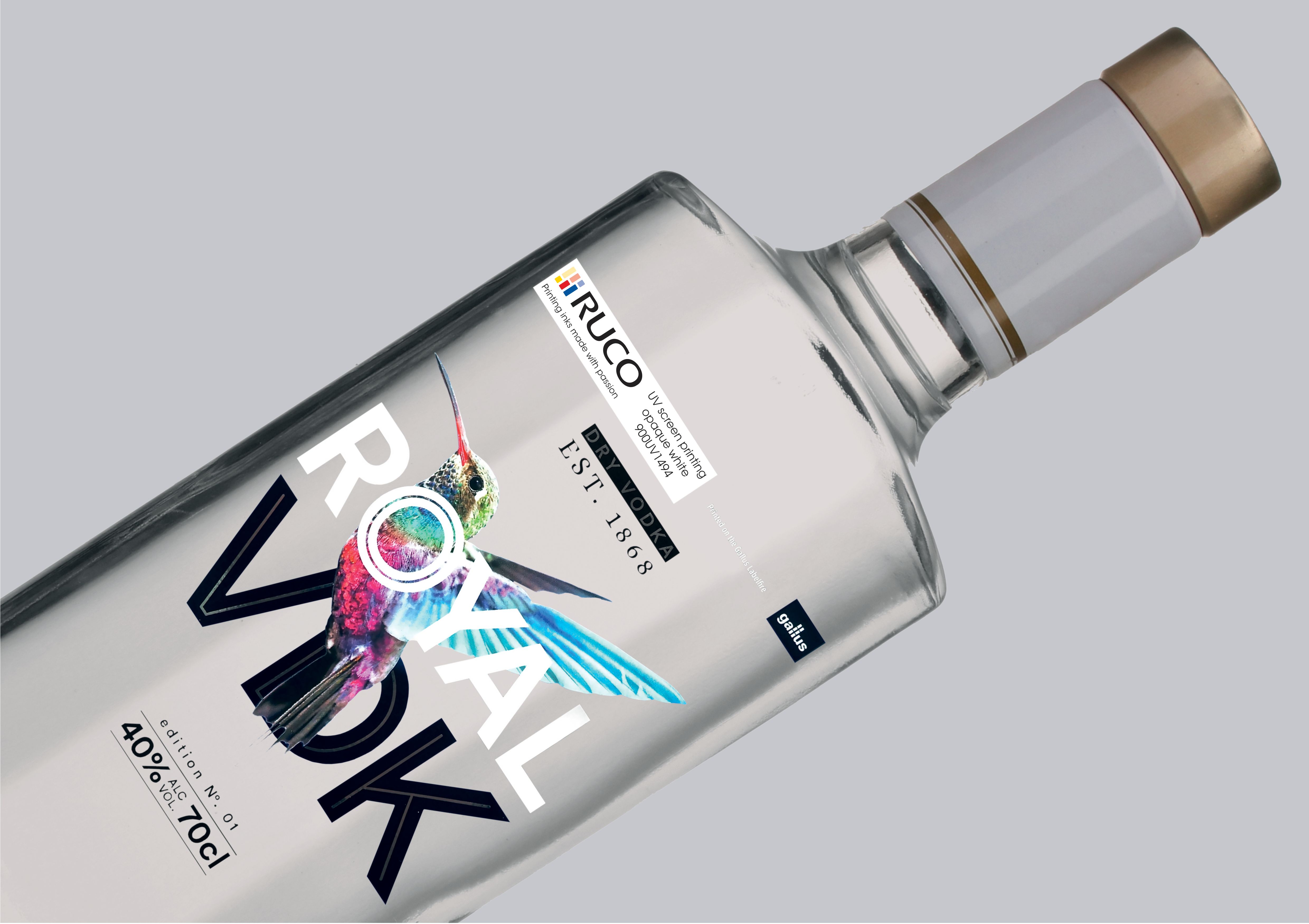 UV Screen printing 900UV1494 opaque white RUCOINX Printing inks